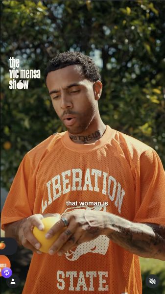 Vic Mensa: On-location address with a small show mark